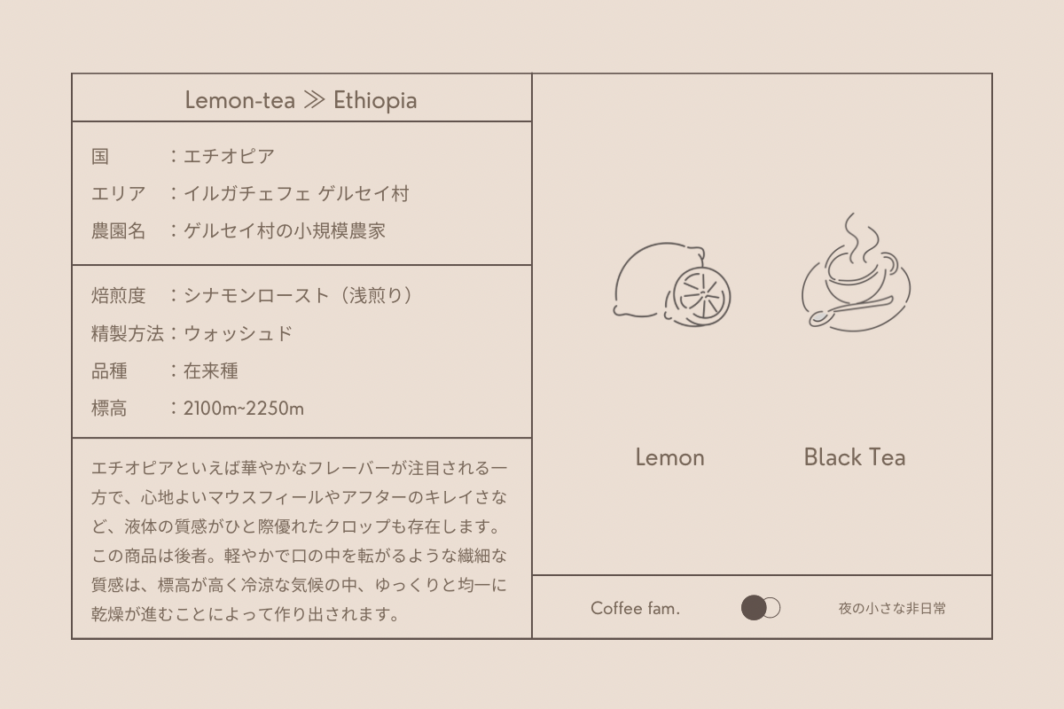 Lemon-tea ≫ Ethiopia