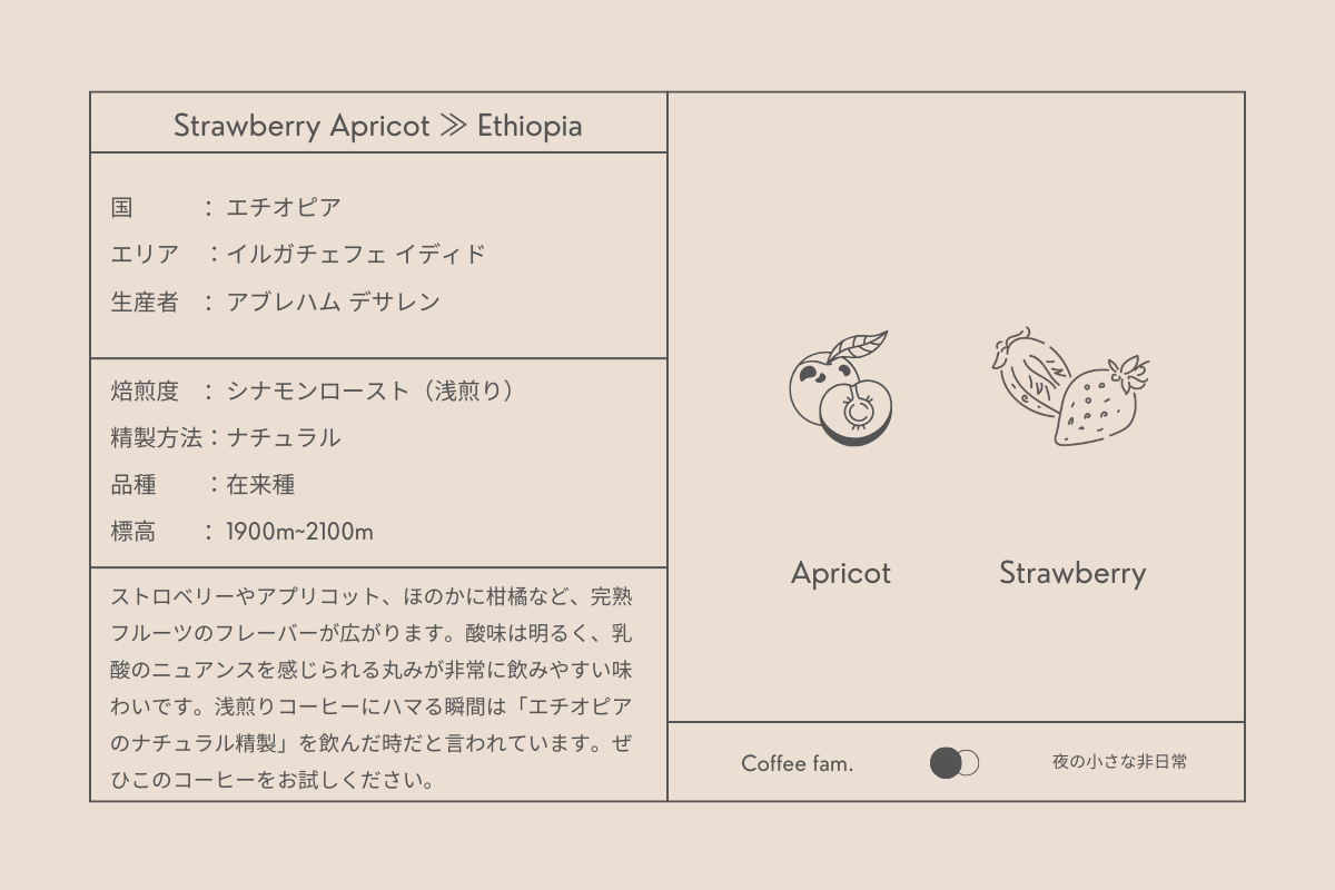 Strawberry Apricot ≫ Ethiopia