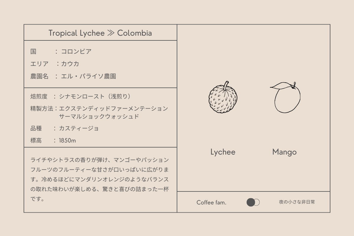 Tropical Lychee ≫ Colombia